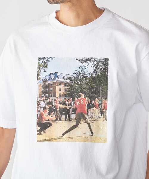 SHIPS（シップス）の「SHIPS×TAKE IVY:『TAKE NVY』メッセージ フォト Tシャツ（Tシャツ/カットソー・メンズ・ブラック/ホワイト系/ホワイト/ライトホワイト・SMALL/MEDIUM/LARGE/X-LARGE）」の22枚目の写真