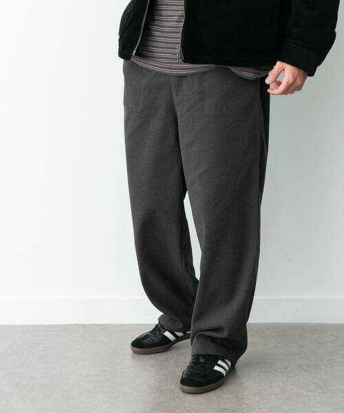 URBAN RESEARCH Sonny Label（アーバンリサーチサニーレーベル）の「裏起毛ユーティリティイージーパンツ（その他パンツ・メンズ・ブラック/チャコールグレー/ブラウン/グレー系その他・MEDIUM/LARGE）」の3枚目の写真
