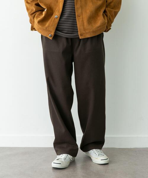 URBAN RESEARCH Sonny Label（アーバンリサーチサニーレーベル）の「裏起毛ユーティリティイージーパンツ（その他パンツ・メンズ・ブラック/チャコールグレー/ブラウン/グレー系その他・MEDIUM/LARGE）」の20枚目の写真