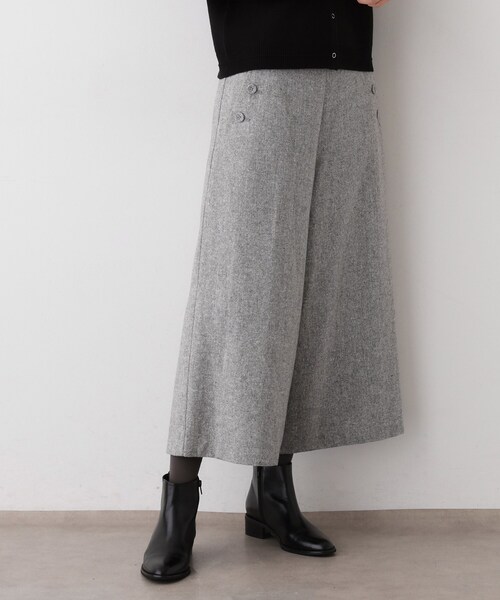 Dessin(デッサン)の「【洗える/後ろゴム】ツイードマリンクロップド丈パンツ(その他パンツ・レディース・チャコールグレー/グレー系4/ブラック系4/ブラウン系その他5・00/01/02/03)」の4枚目の写真