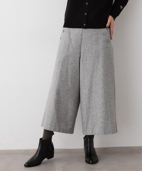 Dessin(デッサン)の「【洗える/後ろゴム】ツイードマリンクロップド丈パンツ(その他パンツ・レディース・チャコールグレー/グレー系4/ブラック系4/ブラウン系その他5・00/01/02/03)」の9枚目の写真