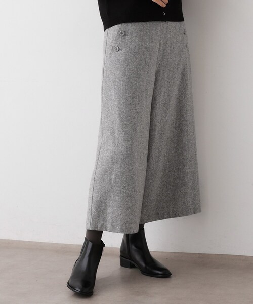 Dessin(デッサン)の「【洗える/後ろゴム】ツイードマリンクロップド丈パンツ(その他パンツ・レディース・チャコールグレー/グレー系4/ブラック系4/ブラウン系その他5・00/01/02/03)」の10枚目の写真