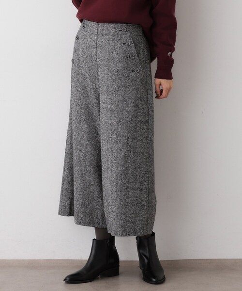 Dessin(デッサン)の「【洗える/後ろゴム】ツイードマリンクロップド丈パンツ(その他パンツ・レディース・チャコールグレー/グレー系4/ブラック系4/ブラウン系その他5・00/01/02/03)」の13枚目の写真