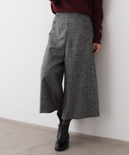 Dessin(デッサン)の「【洗える/後ろゴム】ツイードマリンクロップド丈パンツ(その他パンツ・レディース・チャコールグレー/グレー系4/ブラック系4/ブラウン系その他5・00/01/02/03)」の14枚目の写真