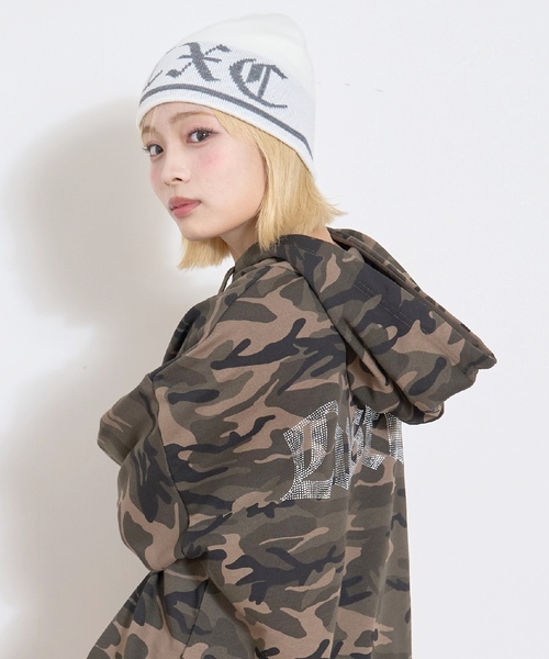 LOVETOXIC（ラブトキシック）の「【LTXC】バックラインストーンルーズプルパーカー（パーカー・キッズ・チャコール/オフホワイト/カラフル・L:160cm/130cm/M:150cm/S:140cm）」の11枚目の写真