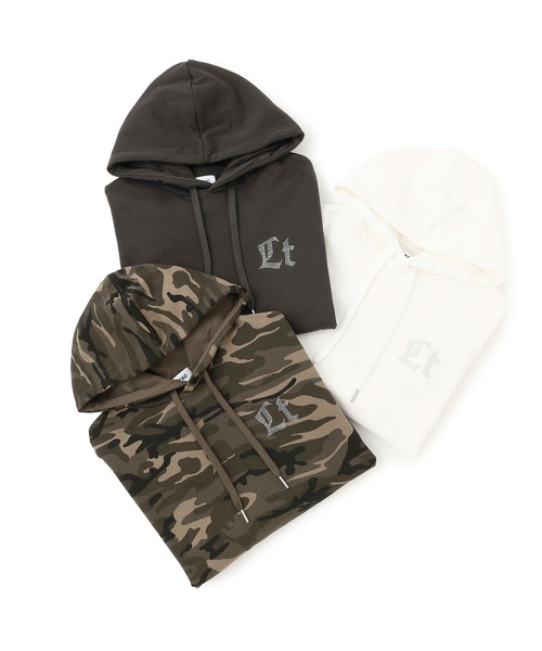 LOVETOXIC（ラブトキシック）の「【LTXC】バックラインストーンルーズプルパーカー（パーカー・キッズ・チャコール/オフホワイト/カラフル・L:160cm/130cm/M:150cm/S:140cm）」の14枚目の写真