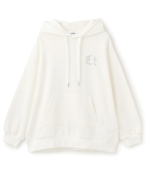 LOVETOXIC（ラブトキシック）の「【LTXC】バックラインストーンルーズプルパーカー（パーカー・キッズ・チャコール/オフホワイト/カラフル・L:160cm/130cm/M:150cm/S:140cm）」の15枚目の写真