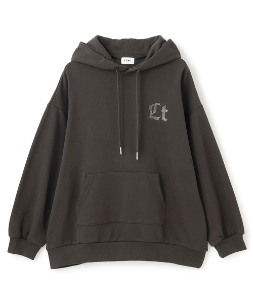 LOVETOXIC（ラブトキシック）の「【LTXC】バックラインストーンルーズプルパーカー（パーカー・キッズ・チャコール/オフホワイト/カラフル・L:160cm/130cm/M:150cm/S:140cm）」の16枚目の写真