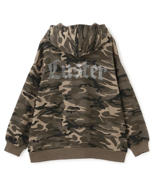 LOVETOXIC（ラブトキシック）の「【LTXC】バックラインストーンルーズプルパーカー（パーカー・キッズ・チャコール/オフホワイト/カラフル・L:160cm/130cm/M:150cm/S:140cm）」の18枚目の写真