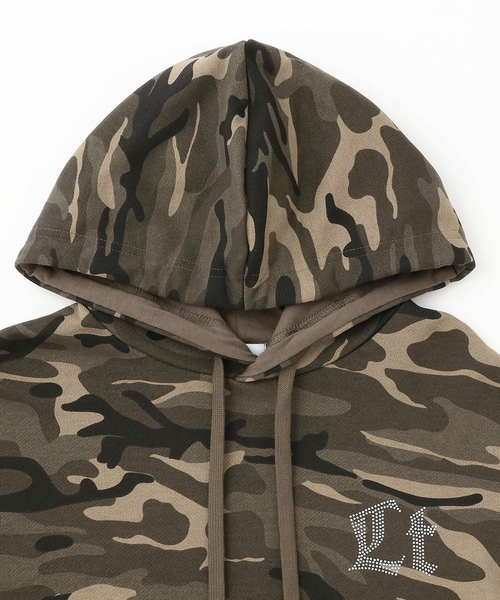 LOVETOXIC（ラブトキシック）の「【LTXC】バックラインストーンルーズプルパーカー（パーカー・キッズ・チャコール/オフホワイト/カラフル・L:160cm/130cm/M:150cm/S:140cm）」の19枚目の写真