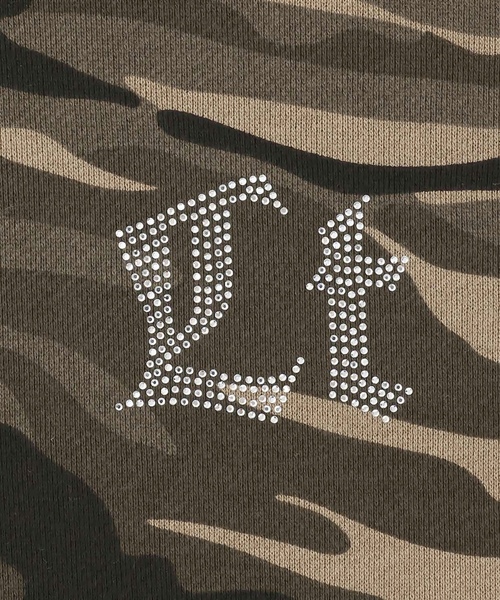 LOVETOXIC（ラブトキシック）の「【LTXC】バックラインストーンルーズプルパーカー（パーカー・キッズ・チャコール/オフホワイト/カラフル・L:160cm/130cm/M:150cm/S:140cm）」の20枚目の写真