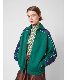 BOBO CHOSES（ボボショーズ）の「Striped zipped sweatshirt（スウェット）」