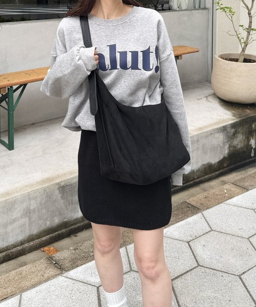 LE MORE(リモア)の「スウェードタッチ2wayショルダーバッグ(ショルダーバッグ・レディース・ブラック/ダークブラウン/ブラウン・FREE)」の21枚目の写真