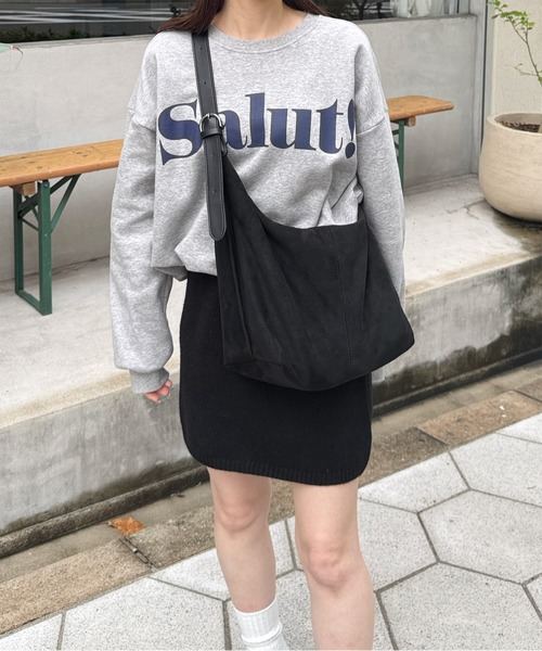 LE MORE(リモア)の「スウェードタッチ2wayショルダーバッグ(ショルダーバッグ・レディース・ブラック/ダークブラウン/ブラウン・FREE)」の22枚目の写真