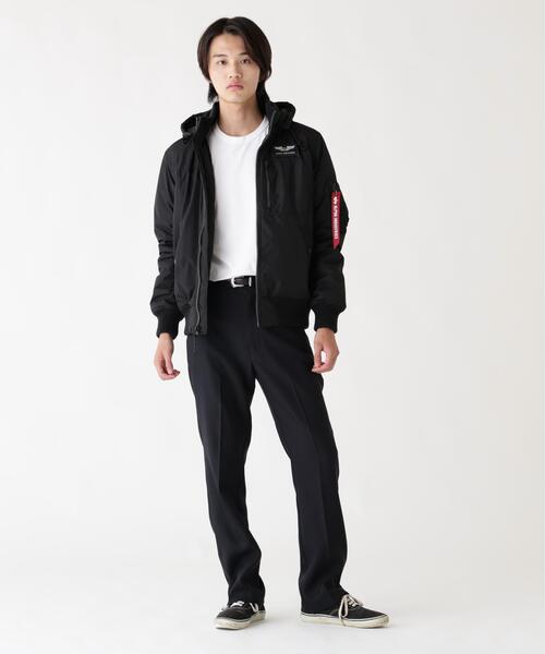 Alpha Industries/アルファ インダストリーズ/HOODED RIB FLIGHT