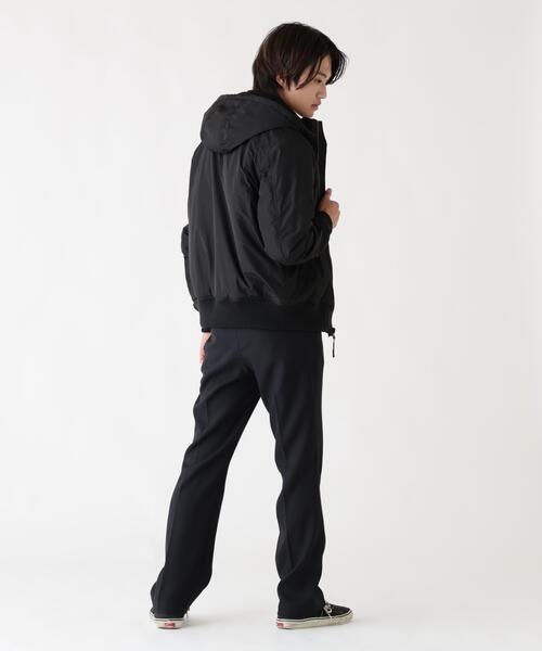 Alpha Industries(アルファインダストリーズ)の「Alpha Industries/アルファ インダストリーズ/HOODED RIB FLIGHT JACKET/フード リブ フライトジャケット(ブルゾン・メンズ・ネイビー/その他2/ブラック・L/M/XL/2XL)」の7枚目の写真