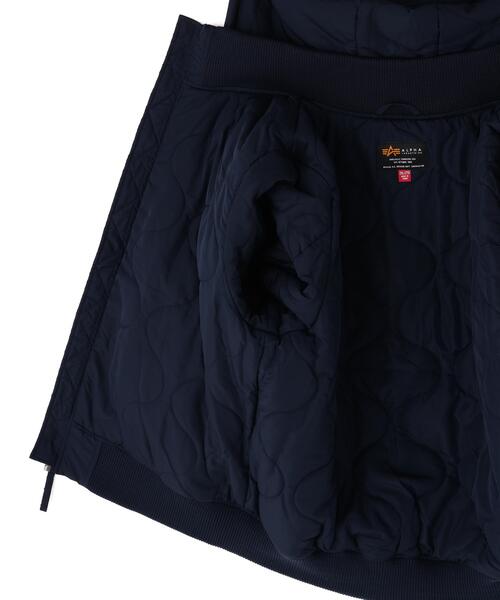 Alpha Industries(アルファインダストリーズ)の「Alpha Industries/アルファ インダストリーズ/HOODED RIB FLIGHT JACKET/フード リブ フライトジャケット(ブルゾン・メンズ・ネイビー/その他2/ブラック・L/M/XL/2XL)」の15枚目の写真
