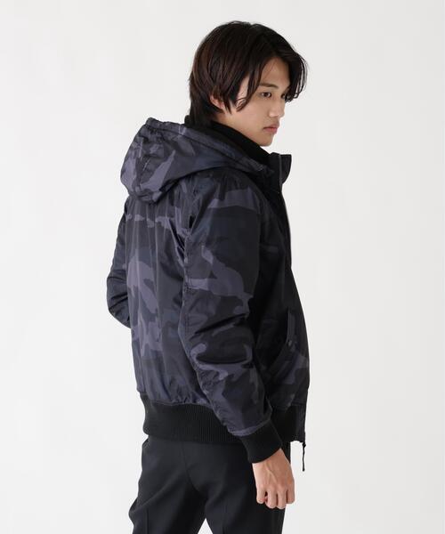 Alpha Industries/アルファ インダストリーズ/HOODED RIB FLIGHT
