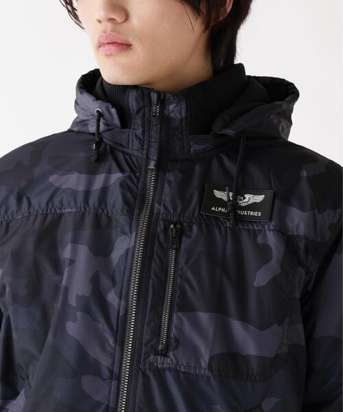 Alpha Industries/アルファ インダストリーズ/HOODED RIB FLIGHT
