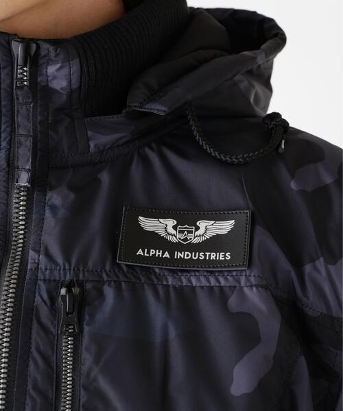 Alpha Industries/アルファ インダストリーズ/HOODED RIB FLIGHT
