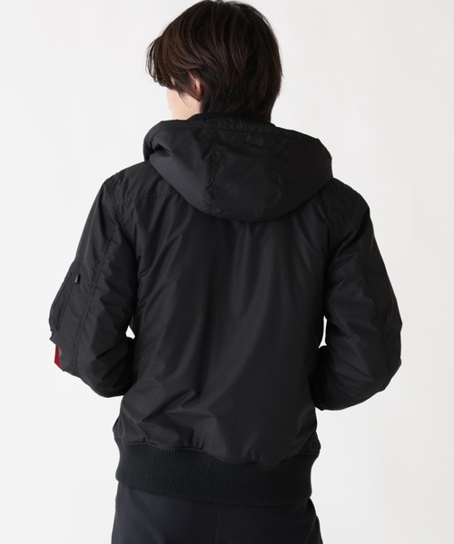 Alpha Industries/アルファ インダストリーズ/HOODED RIB FLIGHT