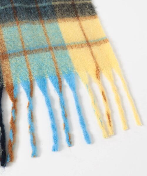 KBF（ケイビーエフ）の「ブークレチェックストール（ストール/ショール・レディース・グリーン系その他/ブルー系その他/ホワイト系その他・ONE）」の17枚目の写真