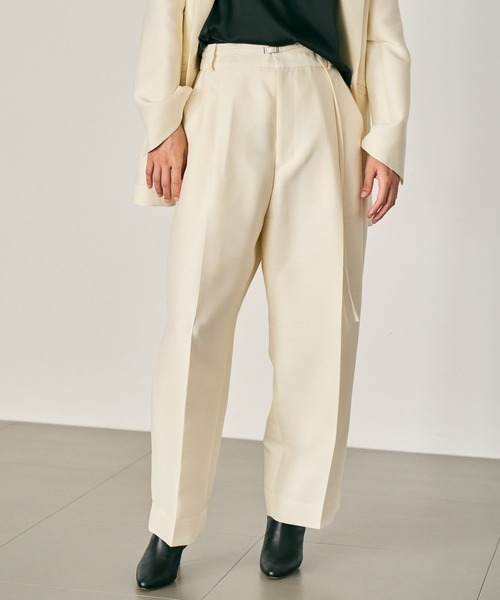 Chaos（カオス）の「Chaos(カオス)/ ガラントラウザーズ　【セットアップ可】（スラックス・レディース・オフホワイト/ブラック・36/38）」の2枚目の写真