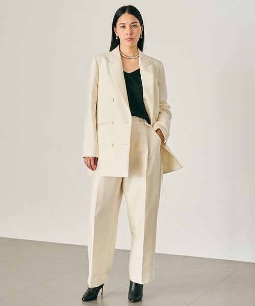 Chaos（カオス）の「Chaos(カオス)/ ガラントラウザーズ　【セットアップ可】（スラックス・レディース・オフホワイト/ブラック・36/38）」の11枚目の写真