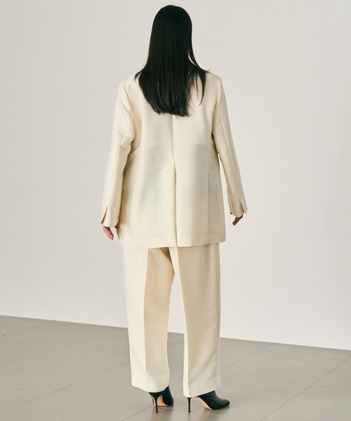 Chaos（カオス）の「Chaos(カオス)/ ガラントラウザーズ　【セットアップ可】（スラックス・レディース・オフホワイト/ブラック・36/38）」の13枚目の写真