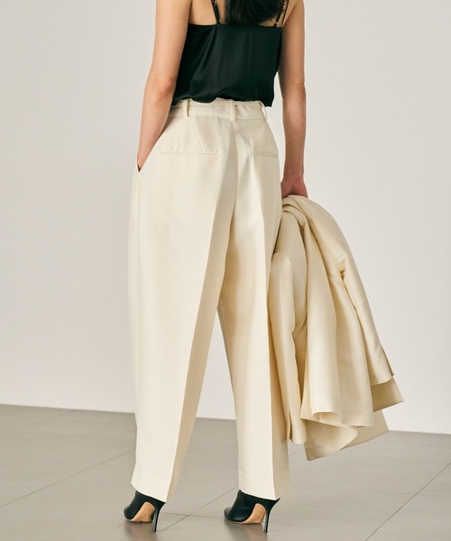 Chaos（カオス）の「Chaos(カオス)/ ガラントラウザーズ　【セットアップ可】（スラックス・レディース・オフホワイト/ブラック・36/38）」の5枚目の写真