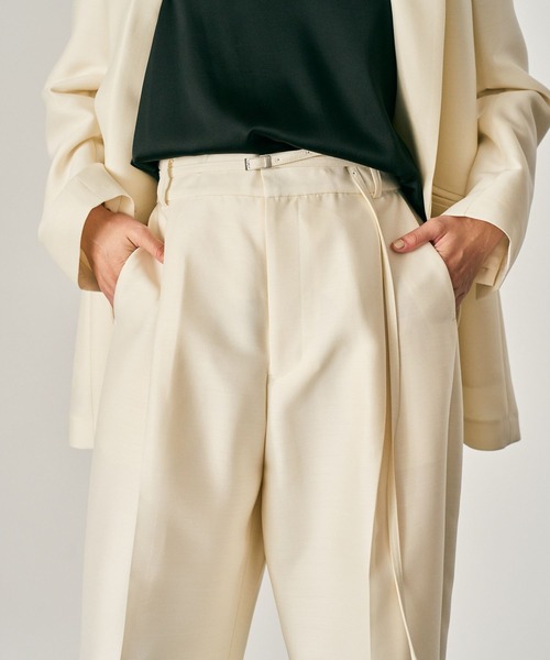 Chaos（カオス）の「Chaos(カオス)/ ガラントラウザーズ　【セットアップ可】（スラックス・レディース・オフホワイト/ブラック・36/38）」の6枚目の写真