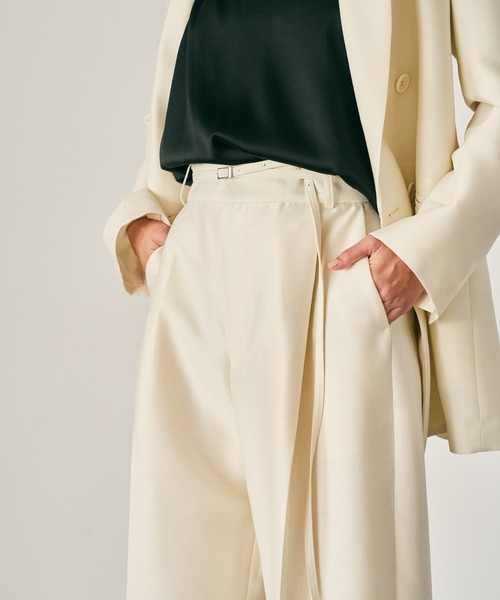 Chaos（カオス）の「Chaos(カオス)/ ガラントラウザーズ　【セットアップ可】（スラックス・レディース・オフホワイト/ブラック・36/38）」の7枚目の写真