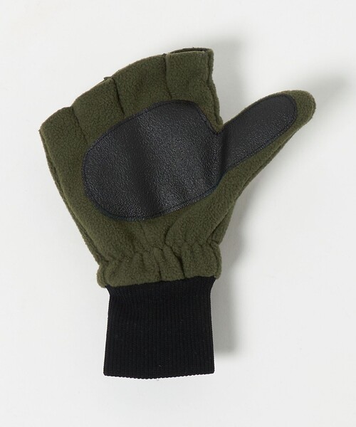 DENTS（デンツ）の「＜DENTS＞フリース グローブ（手袋・メンズ・ブラック/オリーブ・FREE）」の3枚目の写真