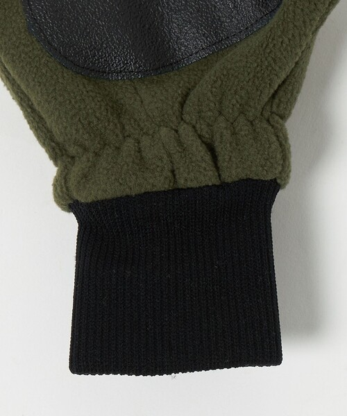 DENTS（デンツ）の「＜DENTS＞フリース グローブ（手袋・メンズ・ブラック/オリーブ・FREE）」の6枚目の写真