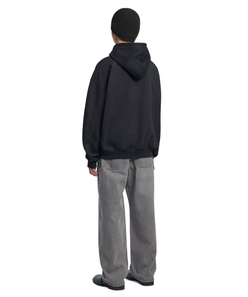 NOMANUAL(NOMANUAL)の「STRAIGHT WIDE DENIM PANTS - GRAY(デニムパンツ・レディース・その他・SMALL/MEDIUM/LARGE/X-LARGE)」の4枚目の写真