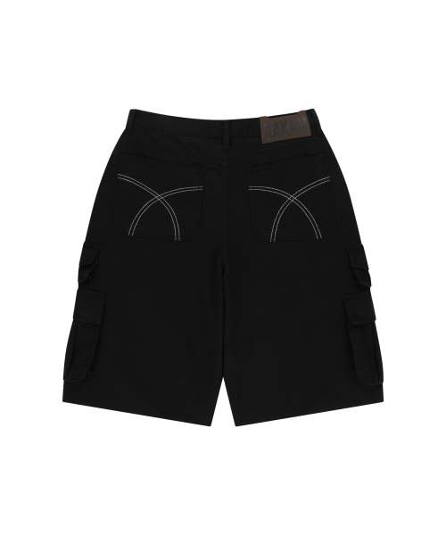 AAKAM(アーカム)の「コットンバミューダカーゴパンツ(ブラック)(その他パンツ・レディース・その他・1/2)」の3枚目の写真