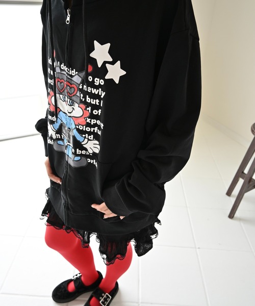 セール】グラフィック BIGシルエット パーカー / Oversized Graphic