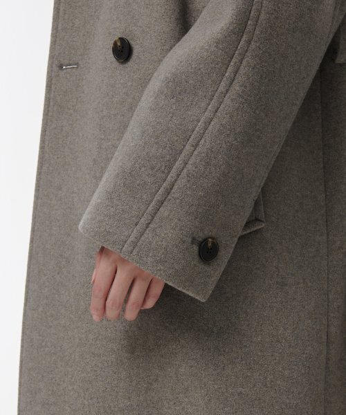 MUSINSA STANDARD WOMAN（ムシンサスタンダードウーマン）の「ウィメンズカシミヤブレンドトレンチコート[トープ]（チェスターコート・レディース・その他・SMALL/MEDIUM/LARGE/X-SMALL）」の11枚目の写真