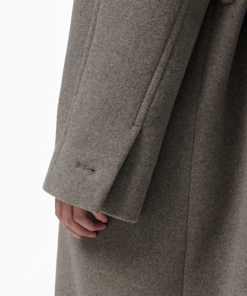 MUSINSA STANDARD WOMAN（ムシンサスタンダードウーマン）の「ウィメンズカシミヤブレンドトレンチコート[トープ]（チェスターコート・レディース・その他・SMALL/MEDIUM/LARGE/X-SMALL）」の12枚目の写真