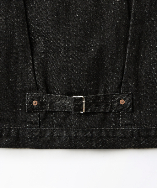OUTSTANDING(アウトスタンディング)の「SELVEDGE DENIM 1ST JACKET_BLACK(デニムジャケット・メンズ・その他・SMALL/MEDIUM/LARGE/X-LARGE/X-SMALL)」の7枚目の写真