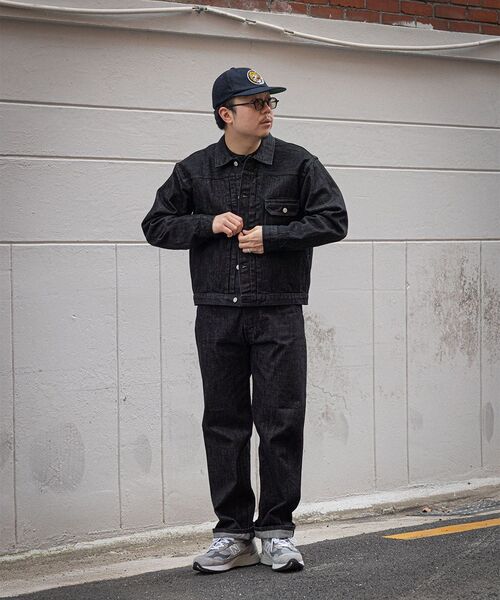 OUTSTANDING(アウトスタンディング)の「SELVEDGE DENIM 1ST JACKET_BLACK(デニムジャケット・メンズ・その他・SMALL/MEDIUM/LARGE/X-LARGE/X-SMALL)」の11枚目の写真