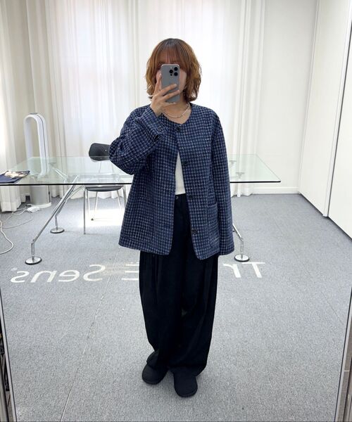 TRIP LE SENS(トリップ ル センス)の「ロゴプレートベーシックスリーブレス_ホワイト(Tシャツ/カットソー・レディース・その他・MEDIUM/LARGE)」の4枚目の写真