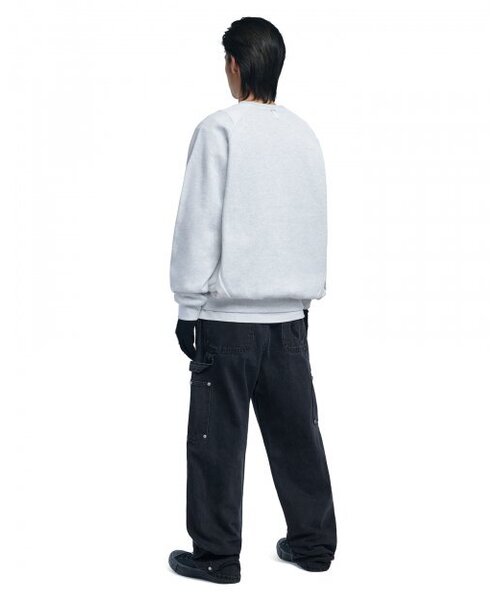 NOMANUAL（NOMANUAL）の「EMBLEM SWEATSHIRT - WHITE MELANGE（スウェット・レディース・その他・SMALL/MEDIUM/LARGE/X-LARGE）」の7枚目の写真