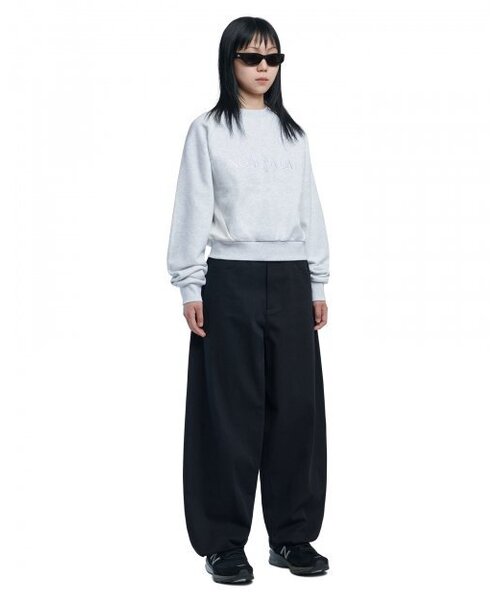 NOMANUAL（NOMANUAL）の「EMBLEM SWEATSHIRT - WHITE MELANGE（スウェット・レディース・その他・SMALL/MEDIUM/LARGE/X-LARGE）」の6枚目の写真