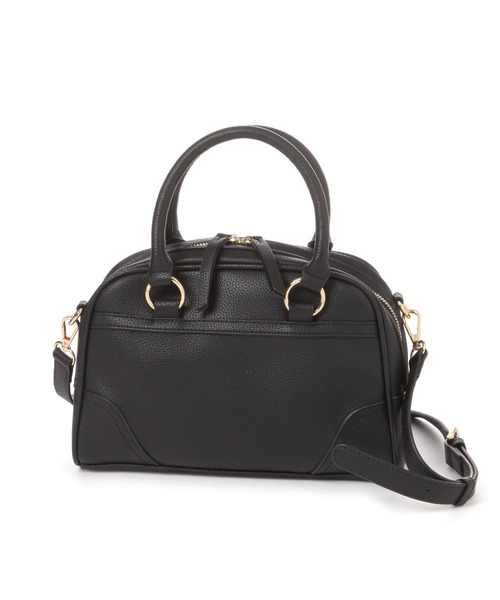 studio CLIP（スタディオクリップ）の「ミドルボストンショルダーバッグ（ショルダーバッグ・レディース・ブラック/ブラウン・FREE）」の5枚目の写真