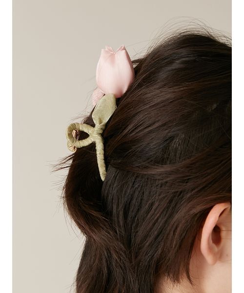 LILY BROWN（リリーブラウン）の「フラワーバリエーションヘアクリップ（その他ヘアアクセサリー・レディース・ブルー/ホワイト/ピンク・F）」の21枚目の写真