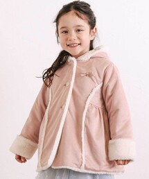 SLAP SLIP（スラップスリップ）の「リボン+チャームプリンセスラインムートンコート(90~130cm)（ムートンコート・キッズ）」