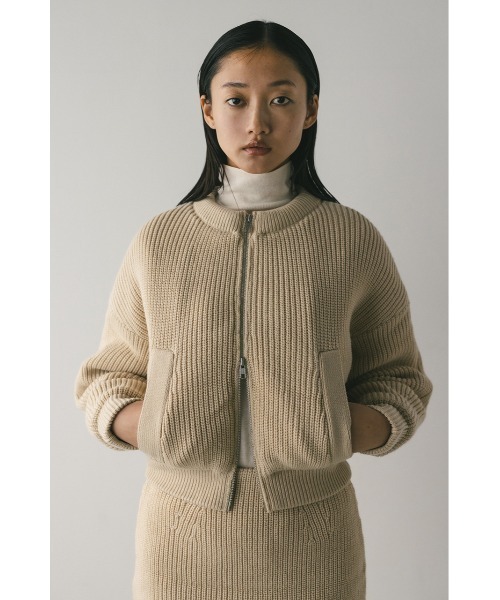 スタイルミキサー（STYLEMIXER）/ニットパッファーブルゾン セール】ニットパッファーブルゾン（ブルゾン）｜STYLEMIXER（スタイル