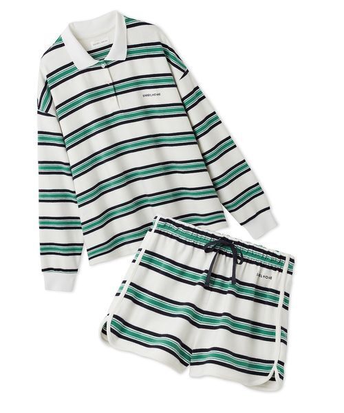 セール】ボーダーポロセットアップ（ルームウェア/パジャマ）｜SNIDEL