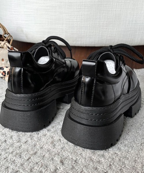 mebole(メボレ)の「レースアップチャンキーローファー(ローファー・レディース・ブラック/ブラウン・SMALL/MEDIUM/LARGE)」の22枚目の写真